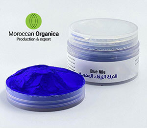 Moroccan blue nila powder