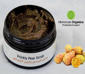 Moroccan prickly pear cactus body scrub
