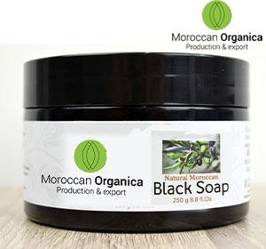 moroccan black beldi soap with olive oil